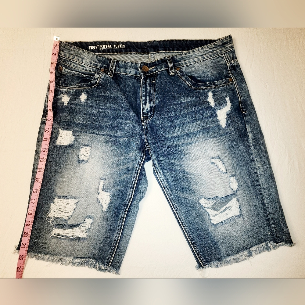 RS7 Royal 7Even Jean Shorts Size 36